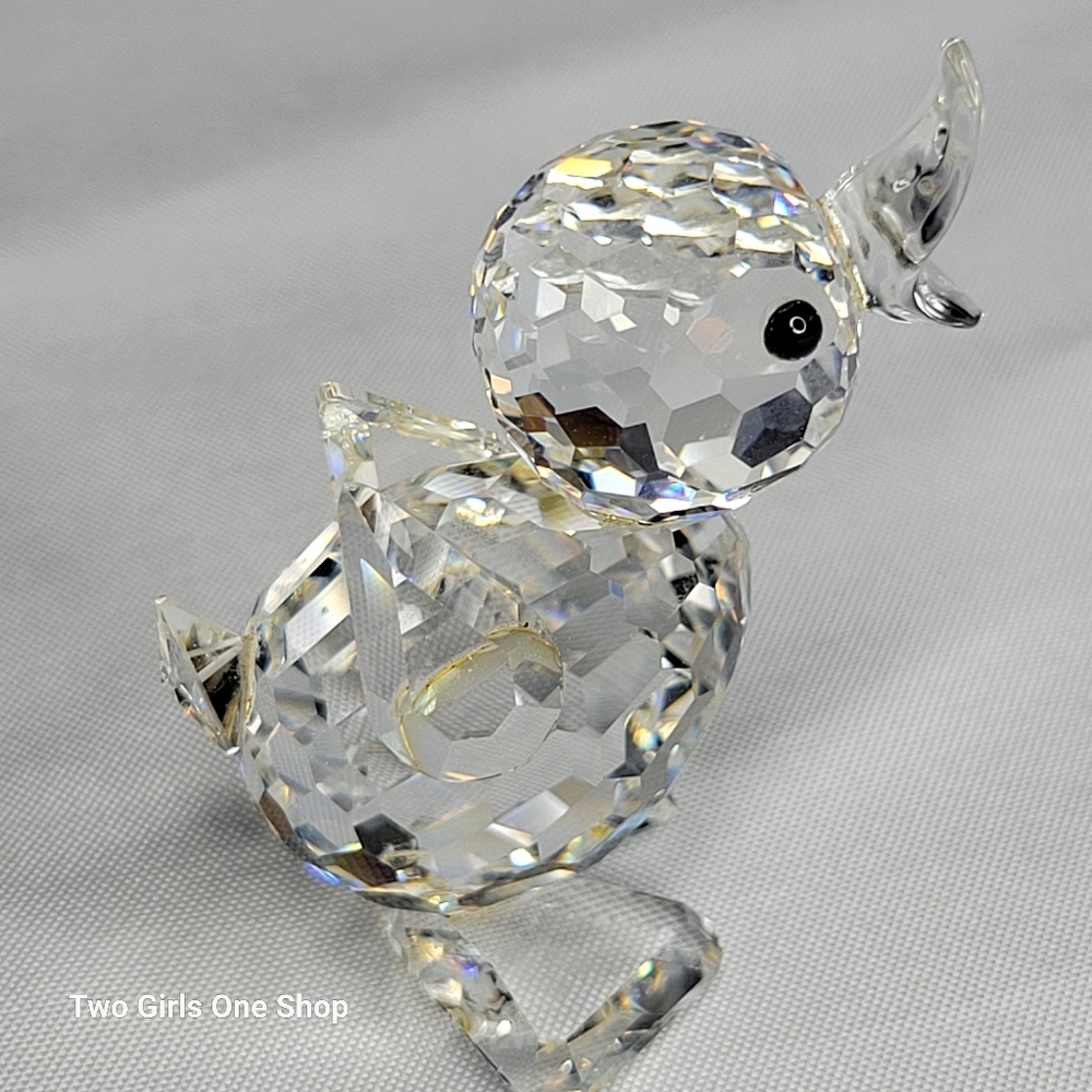 Swarovski Crystal Duck Figurine